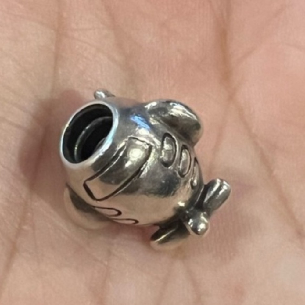 RETIRED PANDORA AIRPLANE CHARM STERLING SILVER 925 ALE 790561 TRAVEL & ADVENTURE - Picture 4 of 6